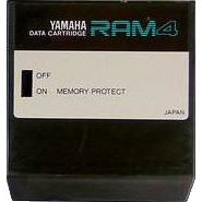 YAMAHA DATA CARTRIDGE RAM4 ヤマハ データカートリッジ RAM4 JAPAN