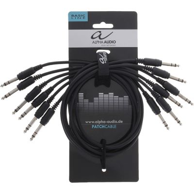 MUSIC STORE Patchkabel stereo 6er-Pack 3 m