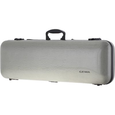 GEWA pure mallette pour violon grise 3/4, avec sangles pour sac à dos,  couverture de protection, support flottant