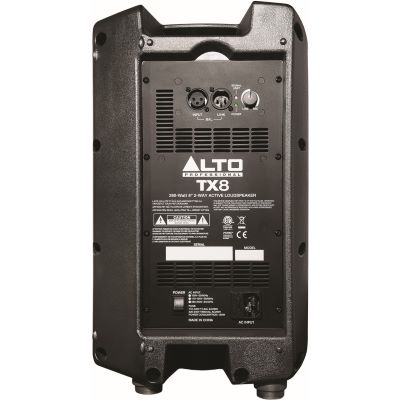 alto tx8 8in powered speaker