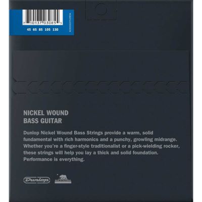Saitensatz für E-Bass Dunlop Stainless Steel 5-String Medium 045-130 