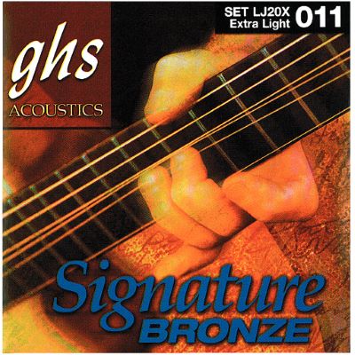 Extra Slinky Acoustic Guitar Strings - Ghs Signature Bronze Acoustic Guitar String Music Store