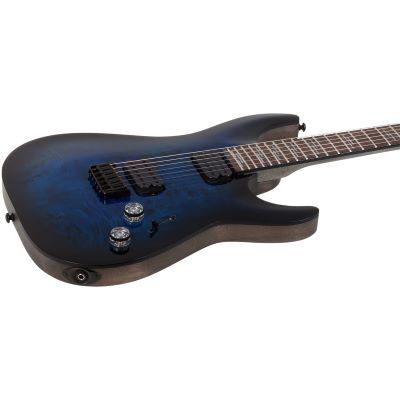 schecter diamond series omen 6 blue