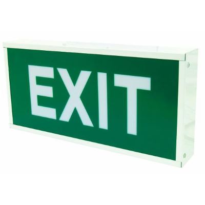 SmartSign EXIT-Schild – Leuchtet Im Dunkeln, Aluminium, 17,8 X 25,4 Cm Für Mehr Sicherheit