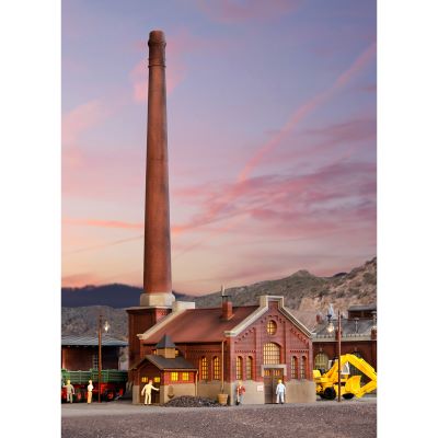 Kibri 39821 Kesselhaus mit Kamin 18x15x37 cm - Modellbahnshop