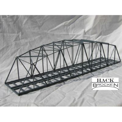 Hack Brücken 13500 Lange Bogenbrücke 2-gleisig, B 50-2, grau