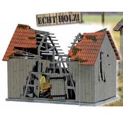 Busch 1669 H0 Verfallene Stallung – Detailreiche Modellbau-Landschaft Für Deine Eisenbahn