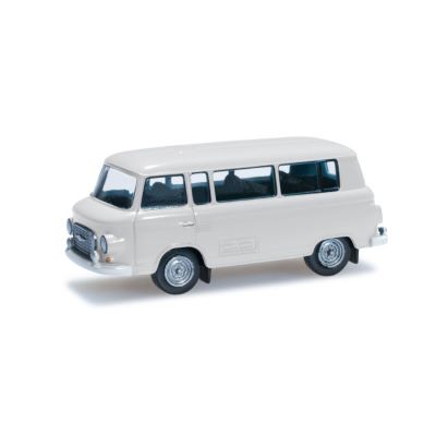 Herpa 066211-002 Barkas B 1000 Bus grau-weiß