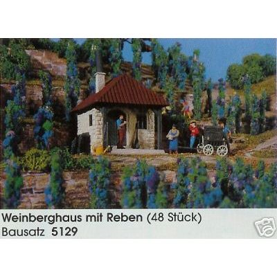 Vollmer 45129 H0 Weinberghaus mit Reben NEU & OVP