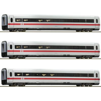Roco 74031 3-tlg. Set 4: Zwischenwagen ICE 1, DB AG,