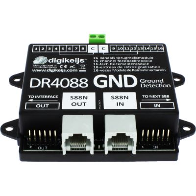 HOゲージ s88N Detector/digikeijs DR4088GND digikeijs DR4088GND Rückmeldemodul, 16-fach, S88N