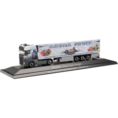 Herpa Camion Scania CS 20 HD Autoarticolato Frigorifero Timelog24 – Scala 1:87, Collezione Made In Germany