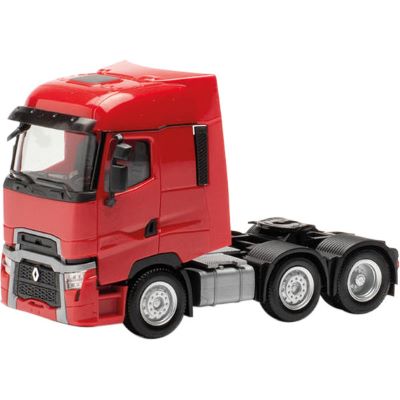 Herpa 1:87 Renault T Facelift 6×2 Zugmaschine Bleu Gentiane – Tracteur 3 Essieux, Nouveauté Forme, Collection Camion