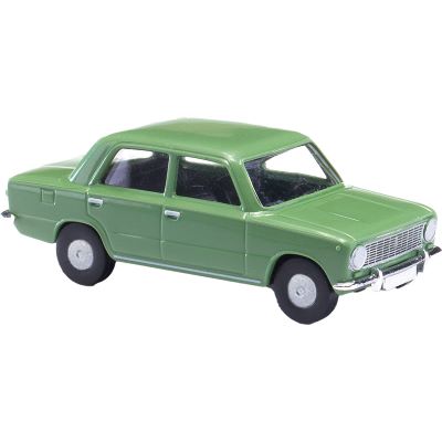 Busch Modell Lada 1200 Scala 1:120 Verde - Modellino Auto In Scala TT Per Diorami E Collezionisti