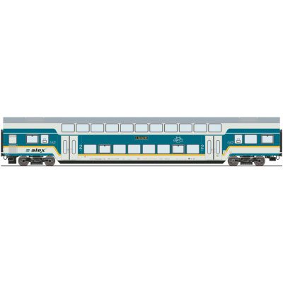 Roco 6200103 H0 alex Doppelstockwagen DBpz DC
