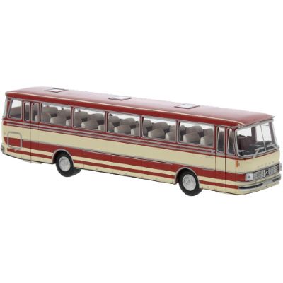 Brekina 56050 H0 Setra S 150 H Rot, Beige, 1970