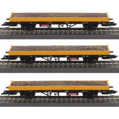 Tillig 502708 TT Bauzugwagen-Set DB Bahnbau Gruppe