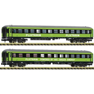 Fleischmann 6260085 Spur N zweiteiliges FlixTrain-Wagenset