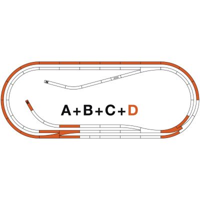 Roco 42022 H0 ROCO LINE Gleisset D