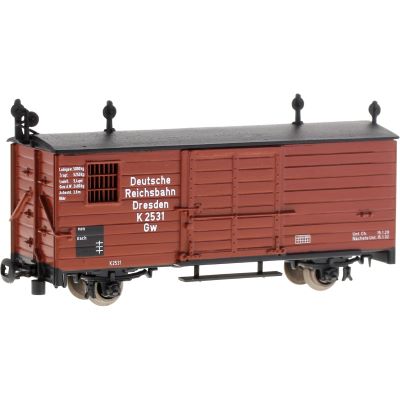 DRG braun PMT Technomodell HOe 54210 Güterwagen gedeckt 