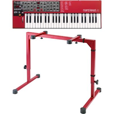 Clavia Nord Lead A1 + K&M 18810 MK2 Red Bundle | music store