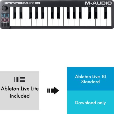 M Audio Keystation 32 Mini Mk3 Ableton Live 10 Music Store