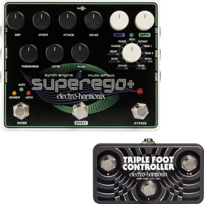 Electro Harmonix Superego Plus + Foot Controller | music store