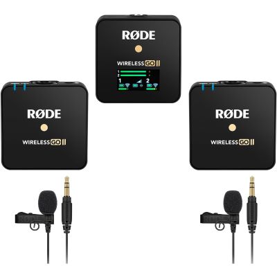Rode Wireless GO II + 2x Lavalier GO Mic